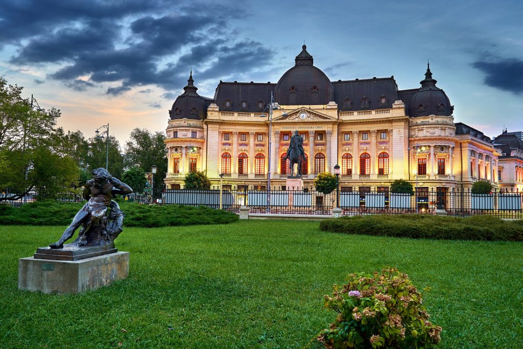 Bucharest City in Romania.